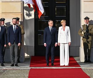 Agata Duda w bieli 