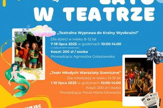 Teatralne lato w Lesznie. Ruszają zapisy na wakacyjne warsztaty dla dzieci i młodzieży