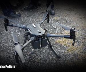 Policjanci z dronem polowali na kierowców w Nowogrodzie Bobrzańskim