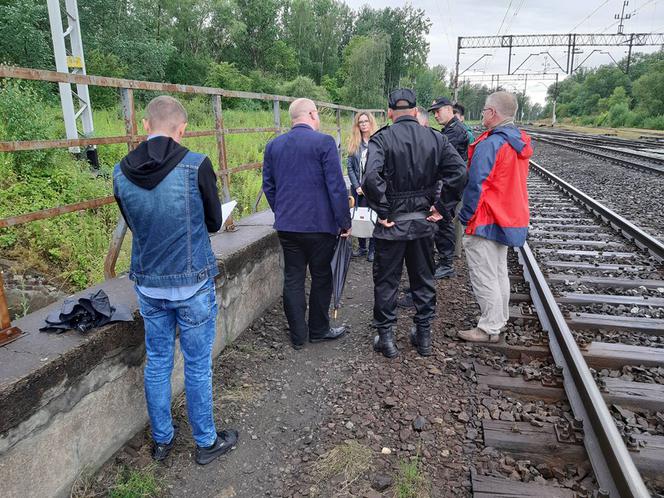 Wizja lokalna na składowisku. Nie wpuszczono nikogo