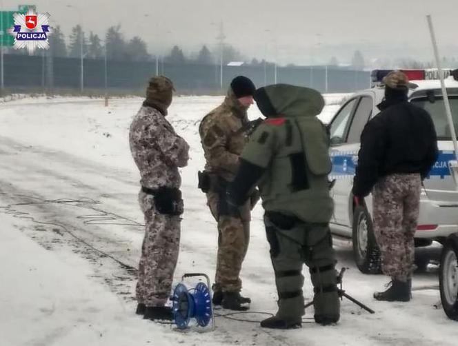 Akcja saperów na obwodnicy Lublina! Nowe fakty ws. „bomb” 47-latka