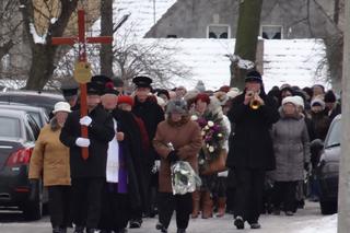 Pogrzeb Magdaleny Gotowieckiej, żony Jacka Borkowskiego.