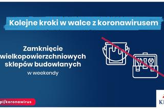 Nowe ograniczenia dotyczące walki z pandemią koronawirusa