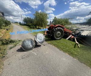 Mordarka. Pijany jak bela 48-latek uderzył ursusem w drzewo i staranował szopę. Miał 8 promili!