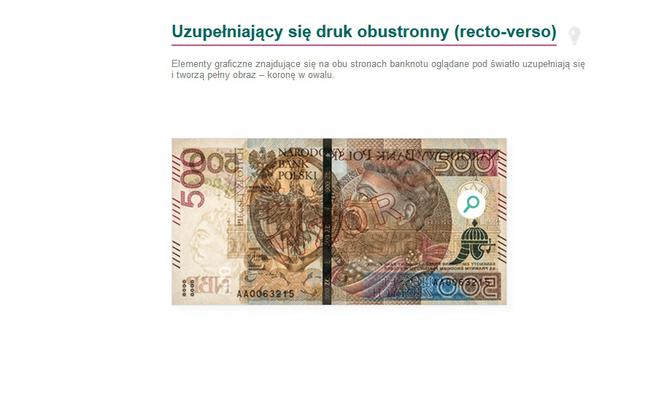 Banknot 500 złotych. Jak poznać czy jest prawdziwy?