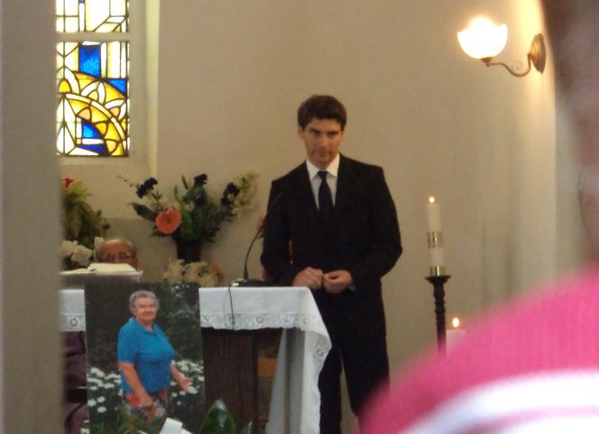 Tomasz Kammel, pogrzeb babci
