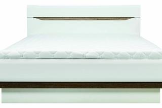 Łóżko do sypialni w kolorze białym