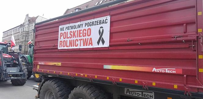 Protest rolników w Bydgoszczy