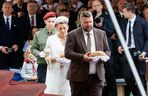 Prezydent na dożynkach.