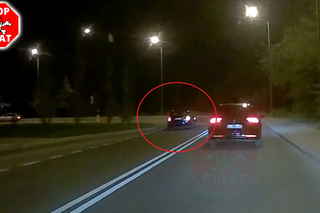 Wideo anomalii drogowej w Lublinie. Kierowcy na ul. Północnej nagminnie jadą tam slalomem