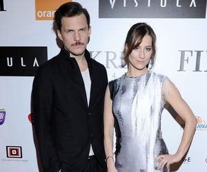 Maja Ostaszewska z partnerem