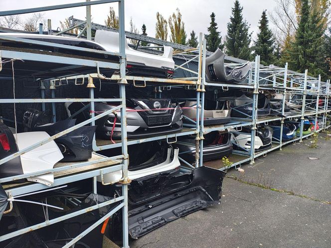 Sklep z kradzionymi częściami