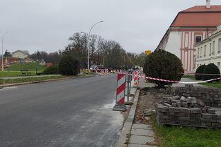 ulica Akademicka w remoncie