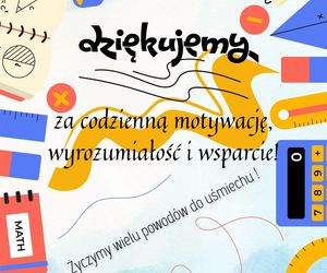 Podziękowanie dla nauczyciela do druku