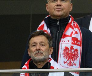 Prezydent Andrzej Duda na meczu Polska-Chorwacja