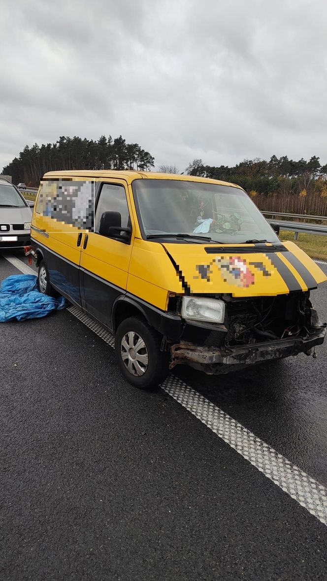 Zderzenie dwóch busów na S5 koło Wilkowic. Jedna osoba poszkodowana