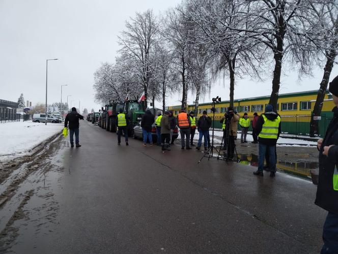 Protest rolników w Hrubieszowie - 9 lutego 2024