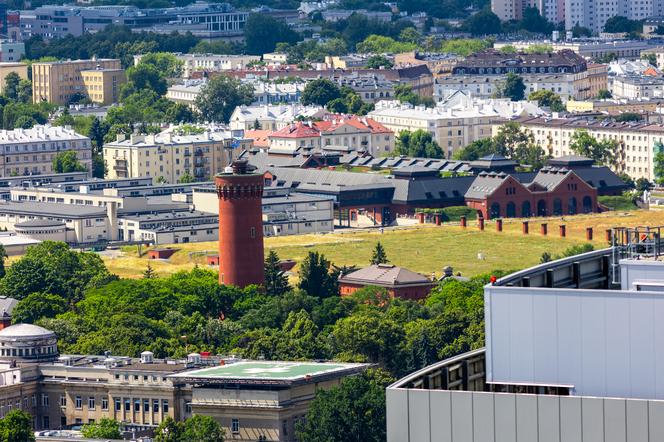 Widok na Warszawę z Pałacu Kultury i Nauki