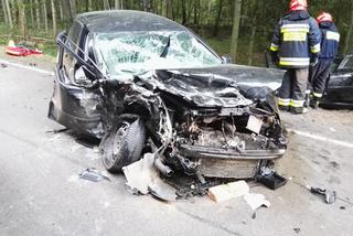 Tragiczny wypadek na trasie Hajnówka - Białowieża. Zginęła kobieta [ZDJĘCIA]
