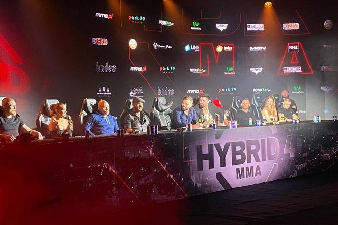 Konferencja w przed galą Hybrid MMA 4  w Zielonej Górze