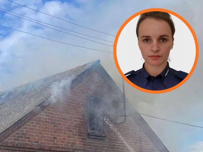Dzielnicowa z Ostrowa Lubelskiego uratowała sześć zwierząt z płonącego domu