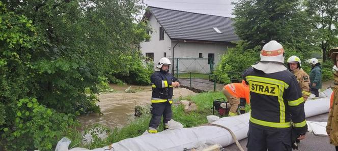 Bielsko-Biała. Skutki ulewy