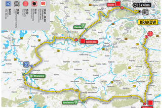 Mapa Tour de Pologne - I ETAP