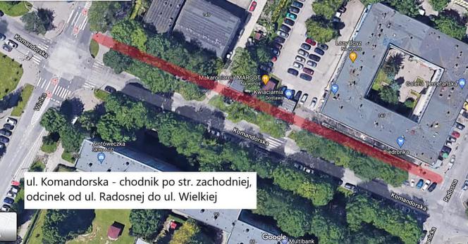 Ulica Komandorska we Wrocławiu zostanie wyremontowana