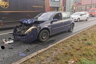 Wypadek na ulicy Jagiellońskiej w Bydgoszczy. Zderzyły się trzy auta!