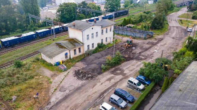 Budowa miejskiej części przystanku Szczecińskiej Kolei Metropolitalnej Stołczyn (Glinki)