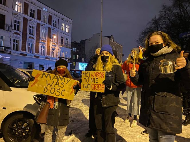 Strajk kobiet w Łodzi 2.02.2021