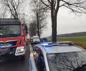 Poważny wypadek na trasie Radoszyn - Chociule pod Świebodzinem