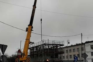 Podstacja trakcyjna u zbiegu Belwederskiej i Spacerowej