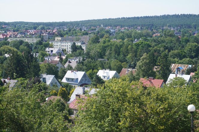 Widok z kieleckiej Kadzielni