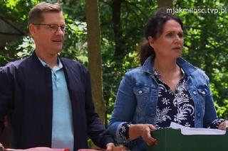 M jak miłość odc. 1691. Piotrek (Marcin Mroczek), Marysia (Małgorzata Pieńkowska)