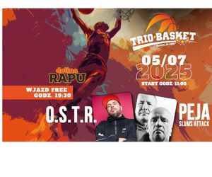 Trio Basket Koszalin – O.S.T.R i Peja rozgrzeją scenę 
