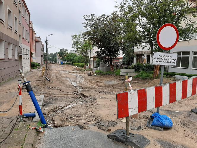 Remont ulicy Rządowej w Łomży