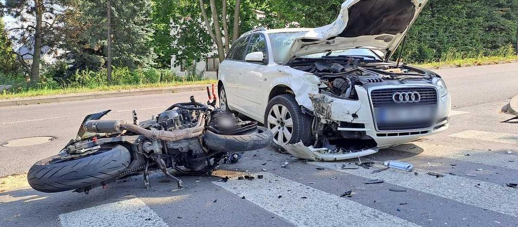 Groźny wypadek na skrzyżowaniu ul. Cegielnianej i Żytniej w Kraśniku