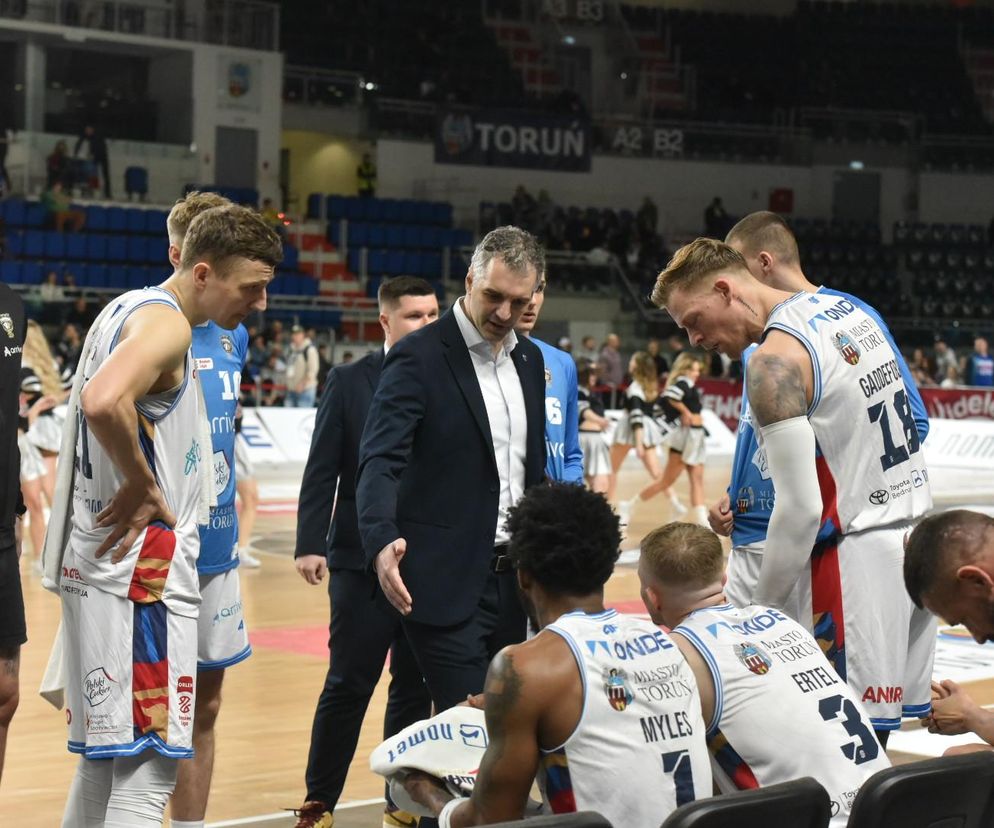 Arriva Polski Cukier Toruń - Dziki Warszawa 86:82, zdjęcia z pierwszego meczu fazy play-in