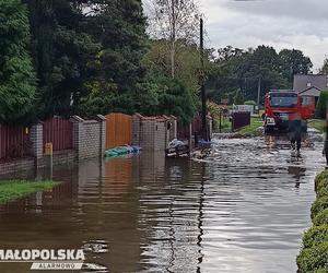 Prezydent Oświęcimia ogłosił alarm powodziowy w mieście. Rzeka Soła przekroczyła stan krytyczny [GALERIA]