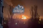 Atak Ukrainy na Donieck. Wielki pożar nad okupowanym rejonem