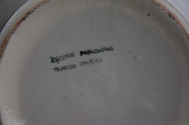 Ceramika z Bolesławca - kolekcjonerski wazon proj. B. Wolanina (2)
