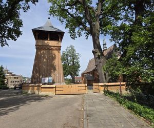 Zabytkowy kościół w Domaradzu.