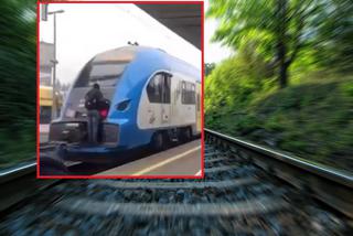 Uczepił się pociągu i jechał na gapę! Zaskakująca sytuacja na Śląsku