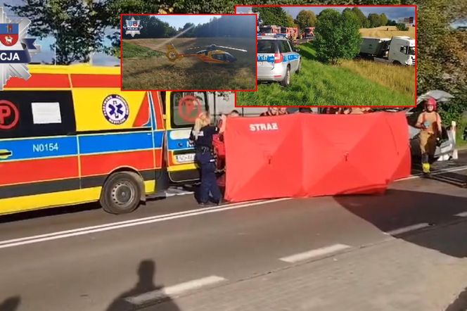 Tragedia pod Olsztynem. Czteroosobowa rodzina poszkodowana w wypadku. Ojciec i syn nie żyją!
