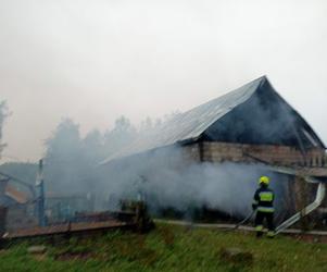 Pożar w Łęgowie pod Iławą