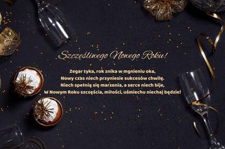 Życzenia noworoczne 2025 - obrazki jako nietypowe życzenia na Nowy Rok!