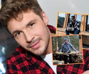 Mikołaj Roznerski zamieszka w środku lasu. Pokazał swoją oazę spokoju