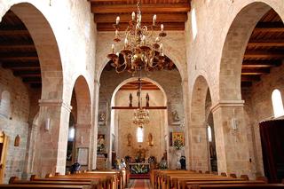 Wnętrze Kolegiaty Romanskiej w Kruszwicy