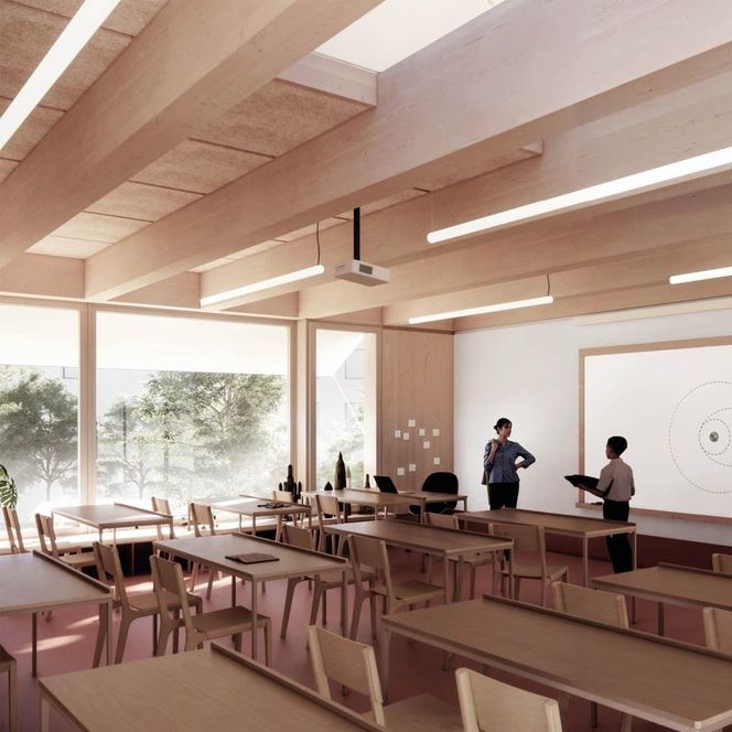 Szkoła na Zawadach w Wilanowie. Studio Widoki